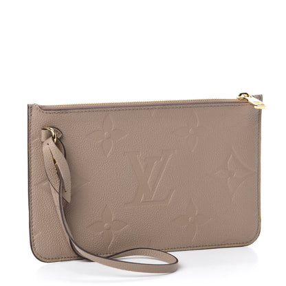 Louis Vuitton Empreinte Monogram Giant Neverfull MM Pochette Tourterelle 3 of 7