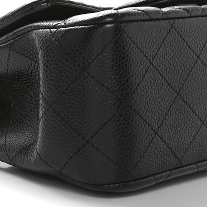 Chanel Caviar Quilted Mini Square Flap Black 9 of 11