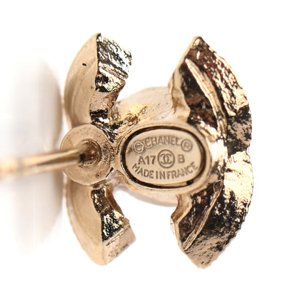 Chanel Crystal CC Earrings Gold 4 of 5