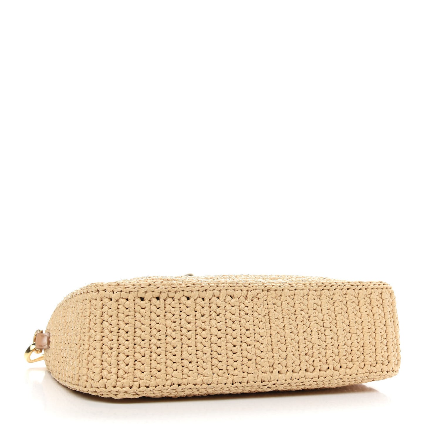 Yarn Raffia Effect Crochet Re-Edition 2005 Shoulder Bag Naturale