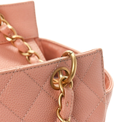 Chanel Caviar Quilted Petit Timeless Shopping Tote PTT Pink 11 of 13