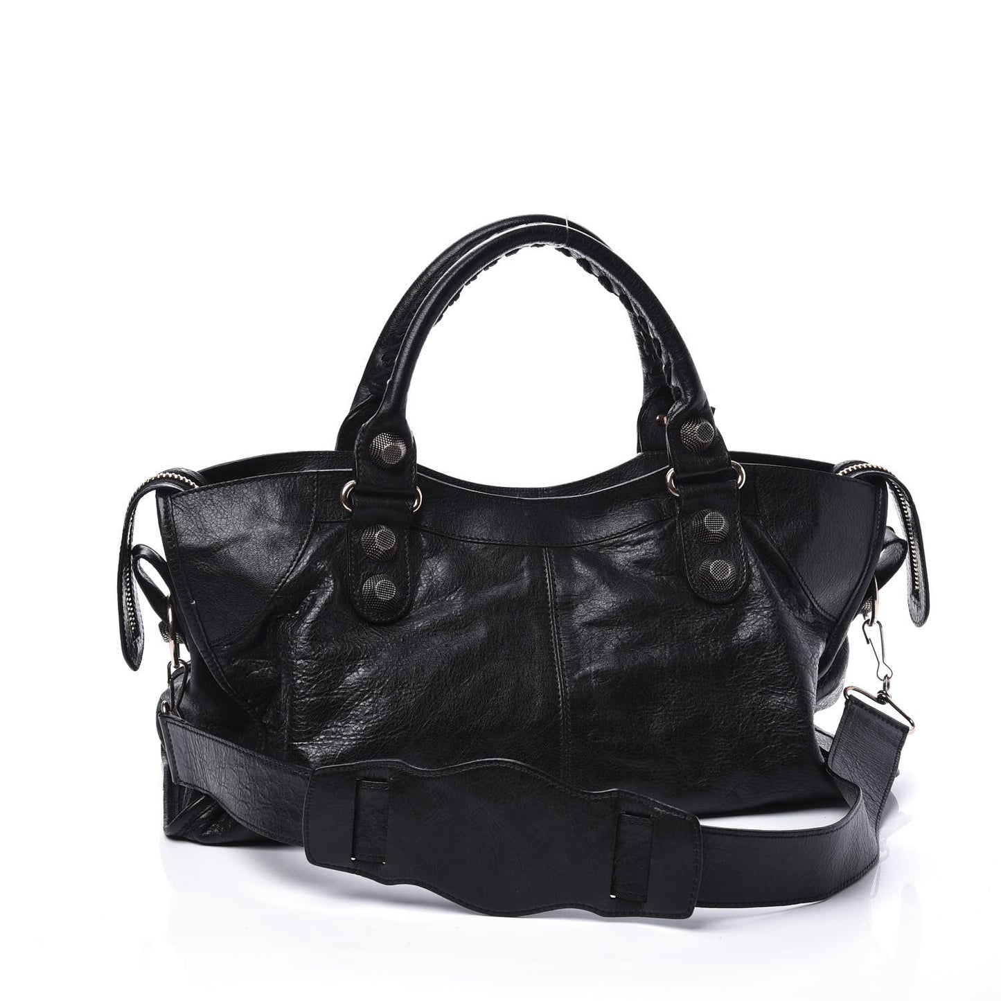 Agneau Giant 21 Rose Gold Hardware Part Time Black