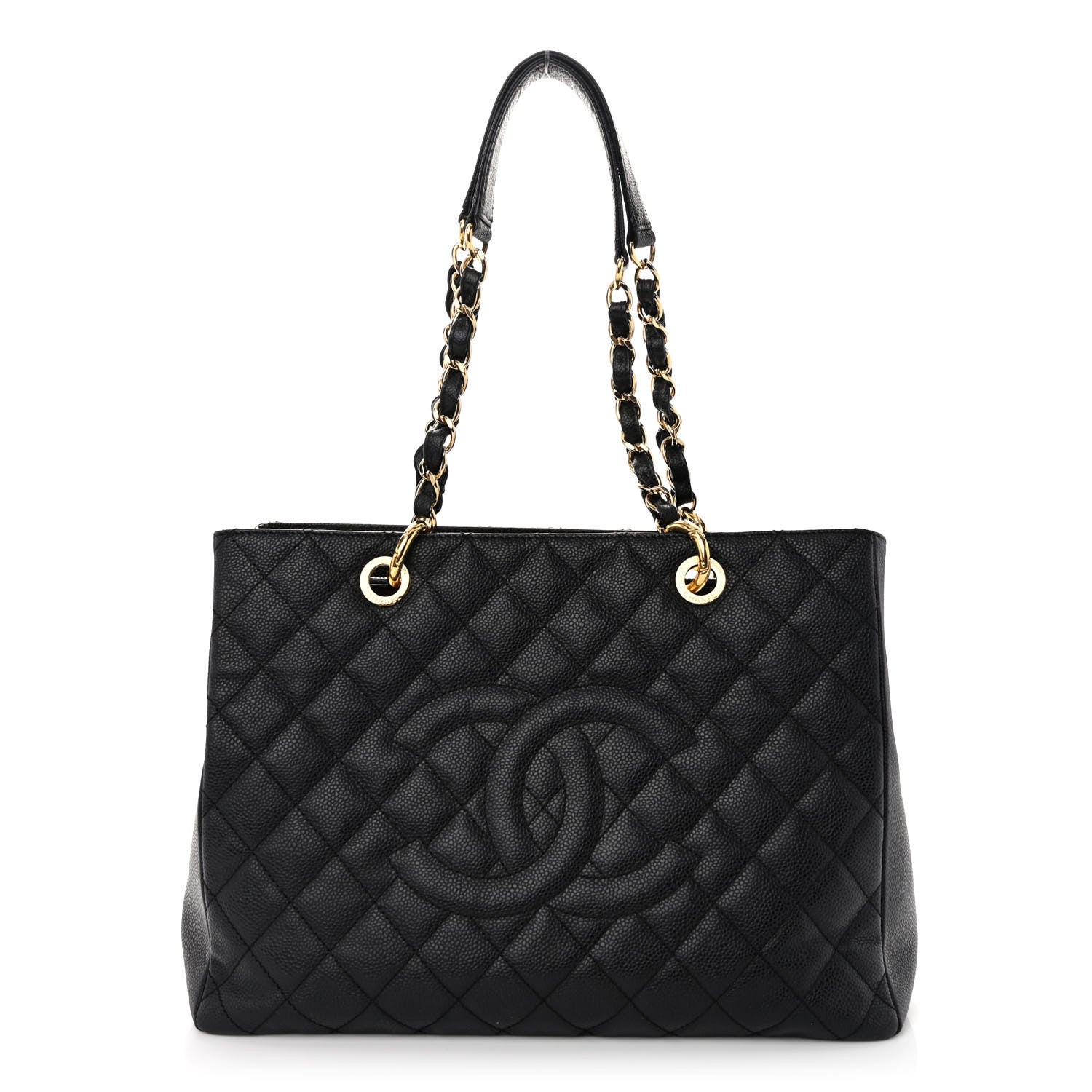 Chanel Caviar Quilted Grand Shopping Tote GST Black 1 of 11
