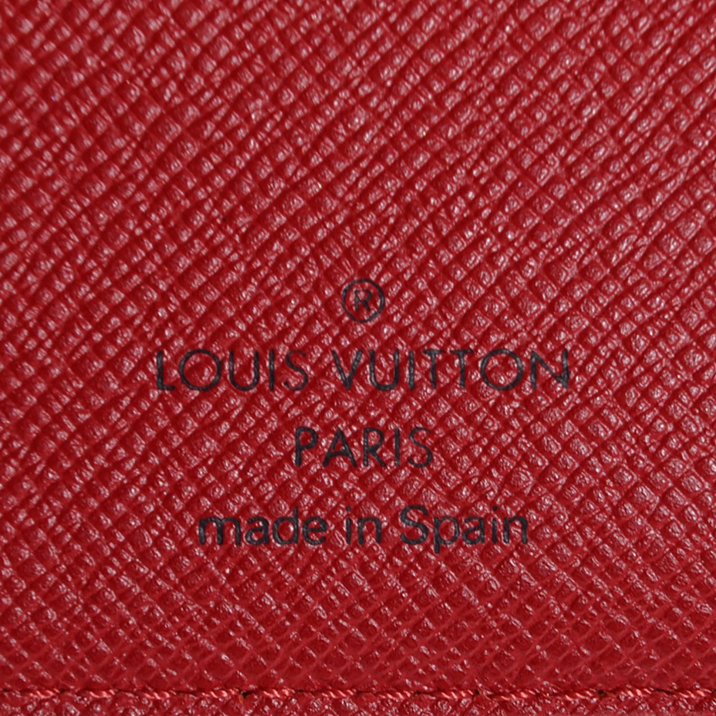 Epi Small Ring Agenda Rouge