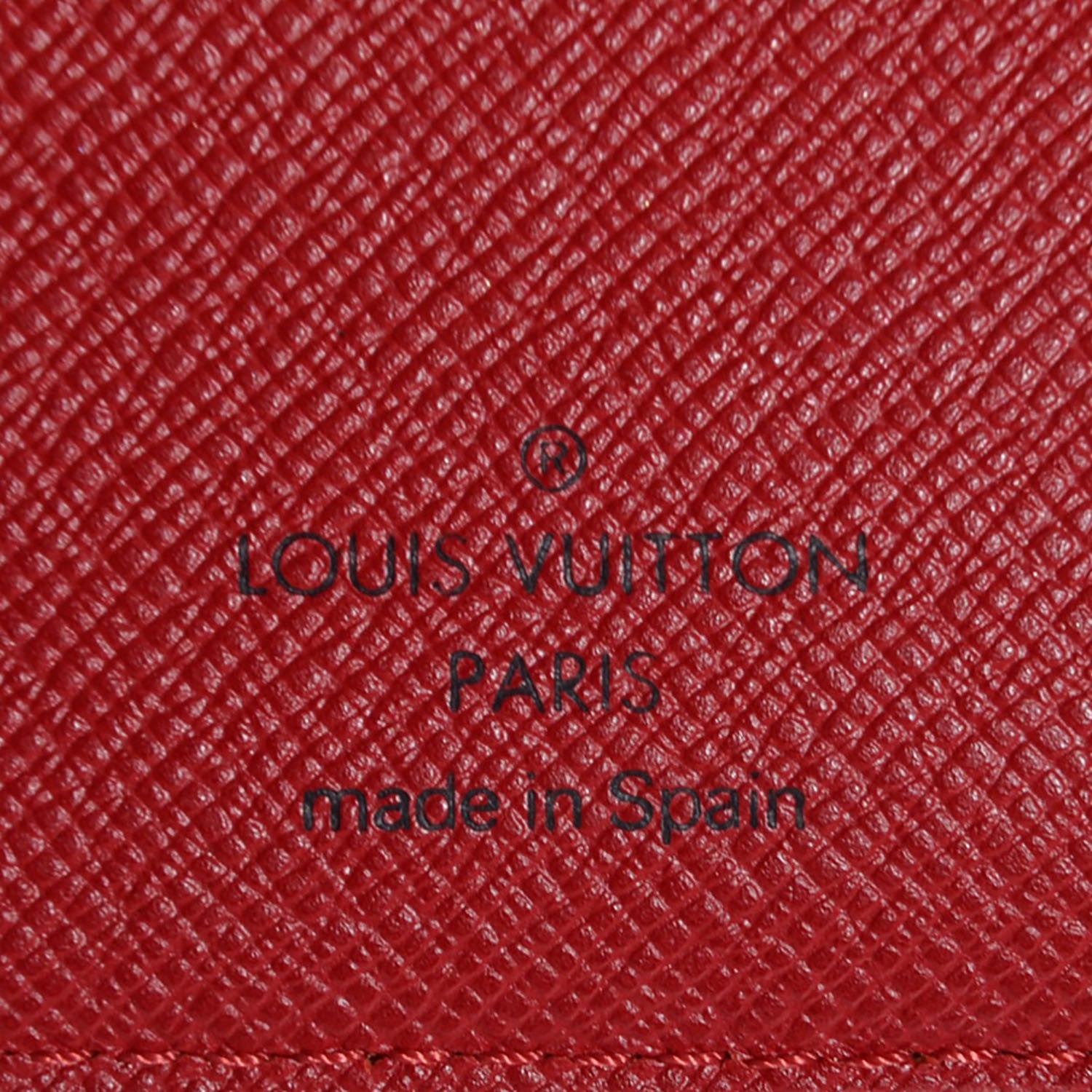 Louis Vuitton Epi Small Ring Agenda Rouge 6 of 7