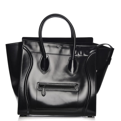 Celine Spazzolato Calfskin Small Luggage Black 1 of 7