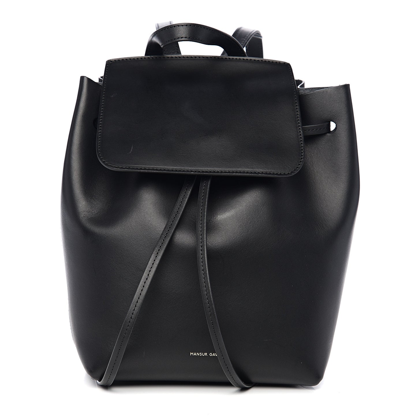 Calfskin Mini Backpack Bag Black