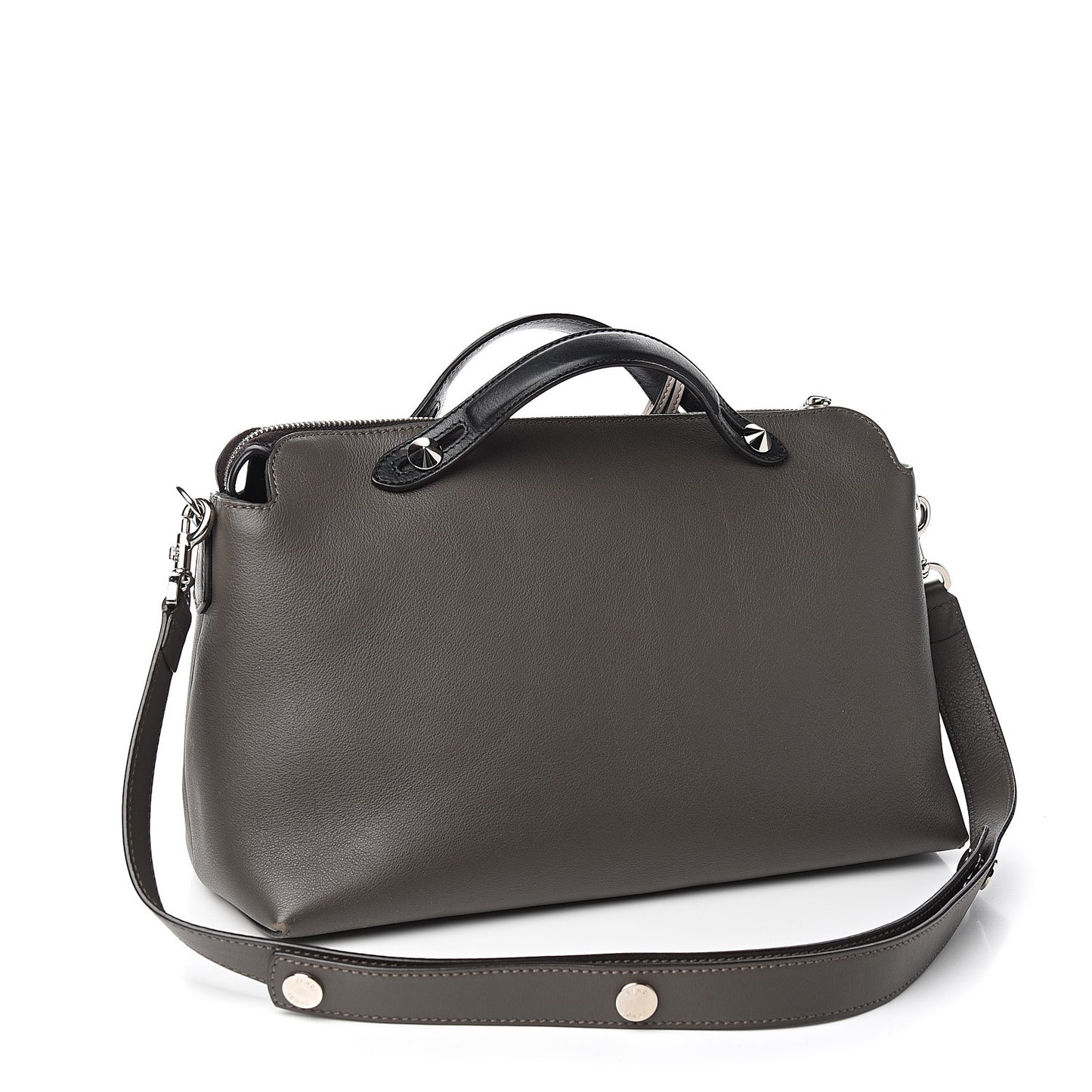 Vitello Dolce 4 Color Large By The Way Boston Bag Carbone Grigio Polvere Multicolor