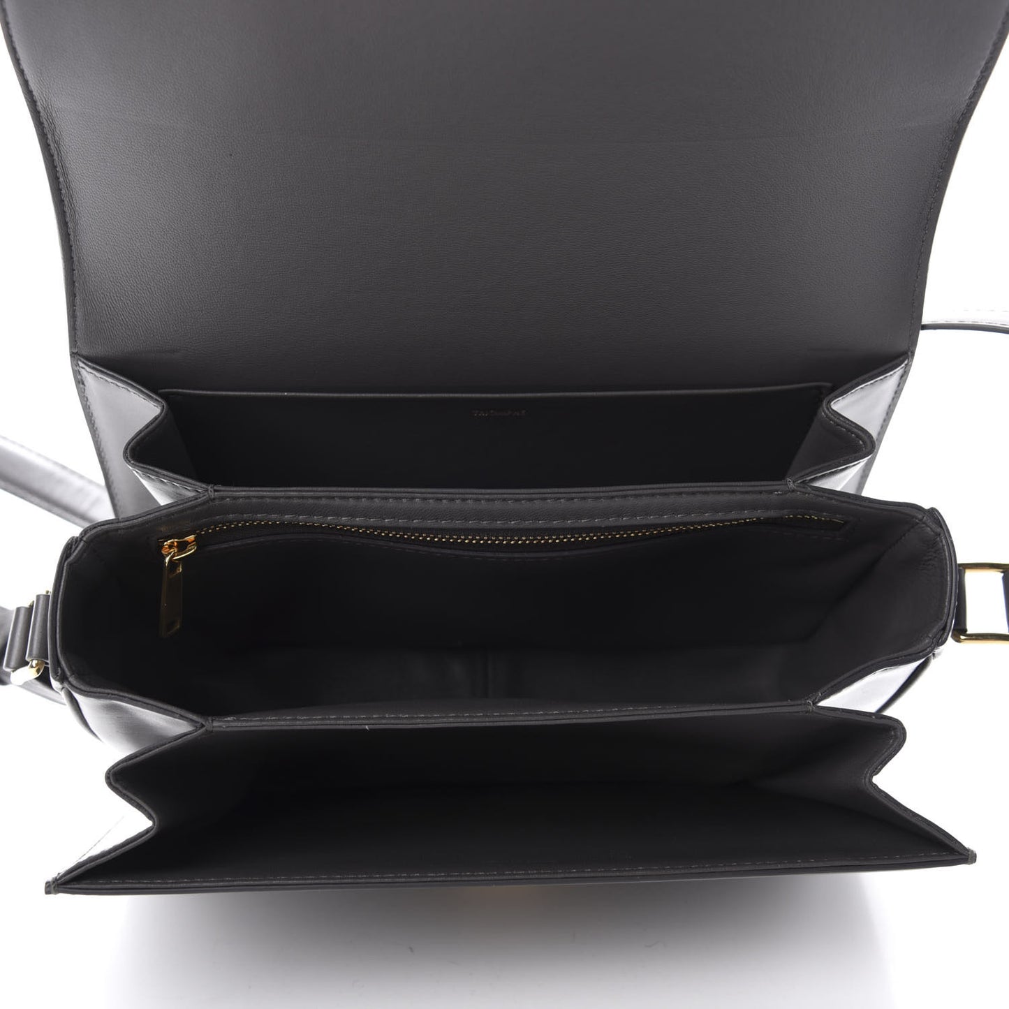 Shiny Calfskin Medium Triomphe Grey