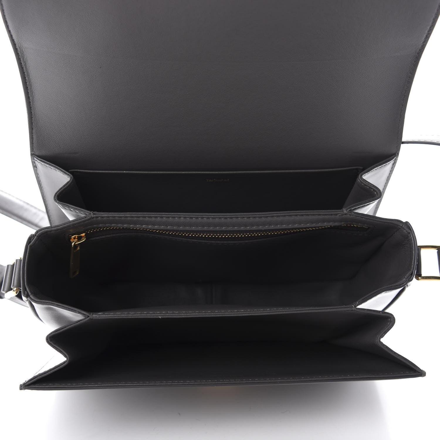 Celine Shiny Calfskin Medium Triomphe Grey 5 of 12