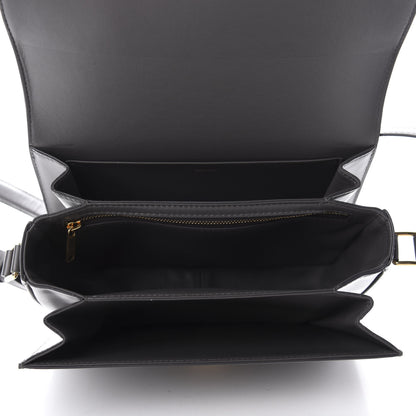 Celine Shiny Calfskin Medium Triomphe Grey 5 of 12