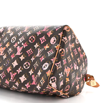 Louis Vuitton Watercolor Aquarelle Speedy 35 Brown 9 of 9