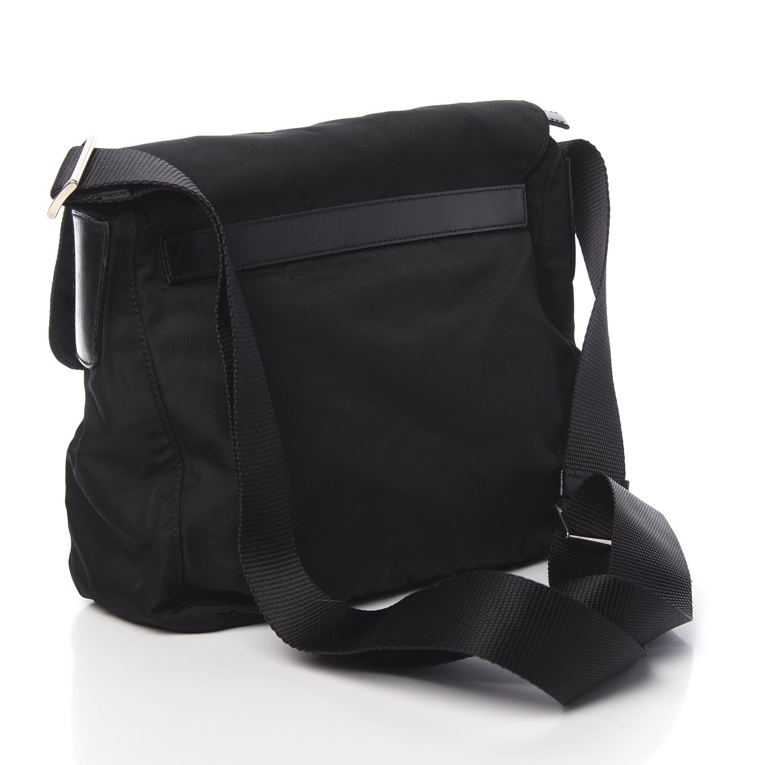 Prada Nylon Vela Messenger Black 3 of 8