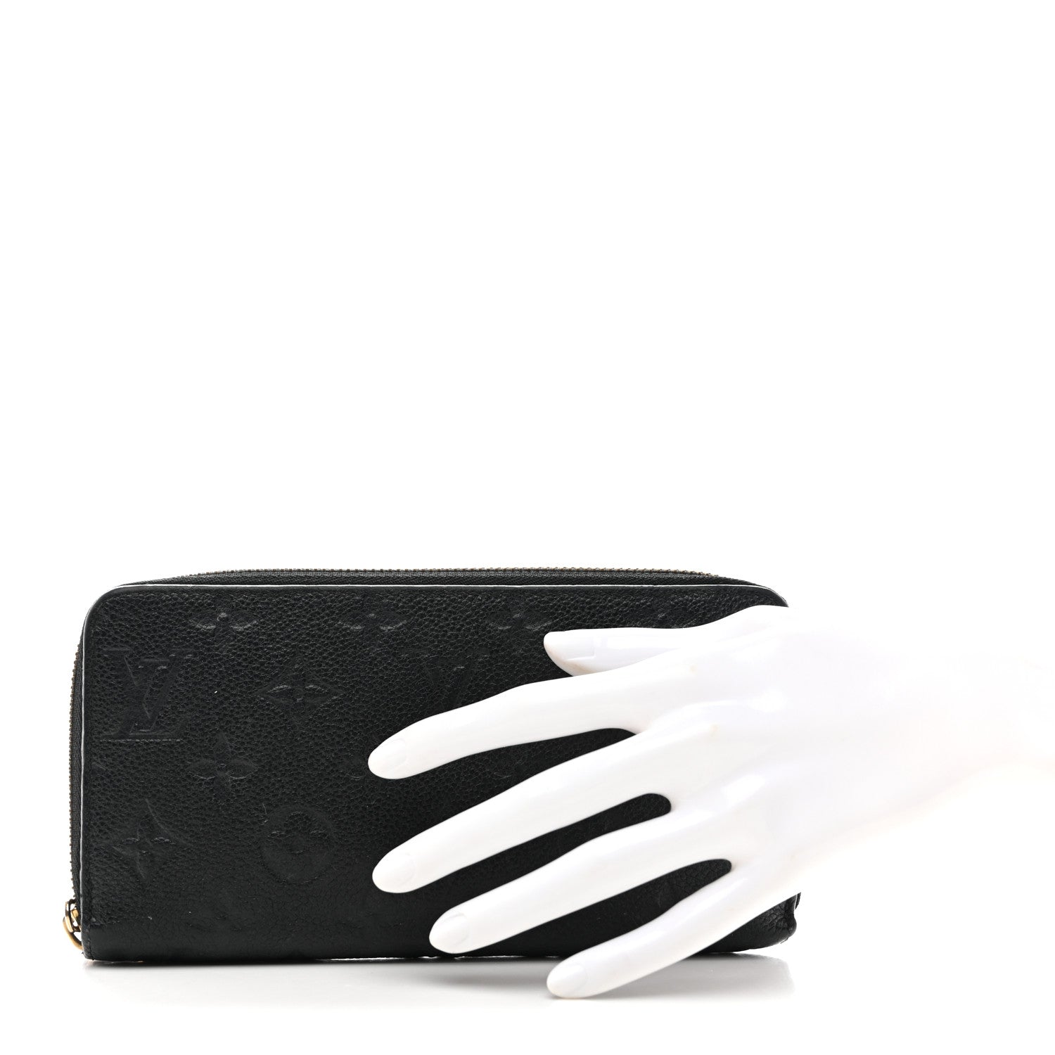 Louis Vuitton Empreinte Zippy Wallet Black Black 2 of 8