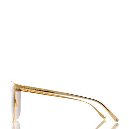 Louis Vuitton Metal LV Golden Mask Sunglasses Z1717U Gold 3 of 8