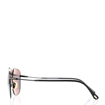 Tom Ford Len Aviator Sunglasses TF815 Black 3 of 7