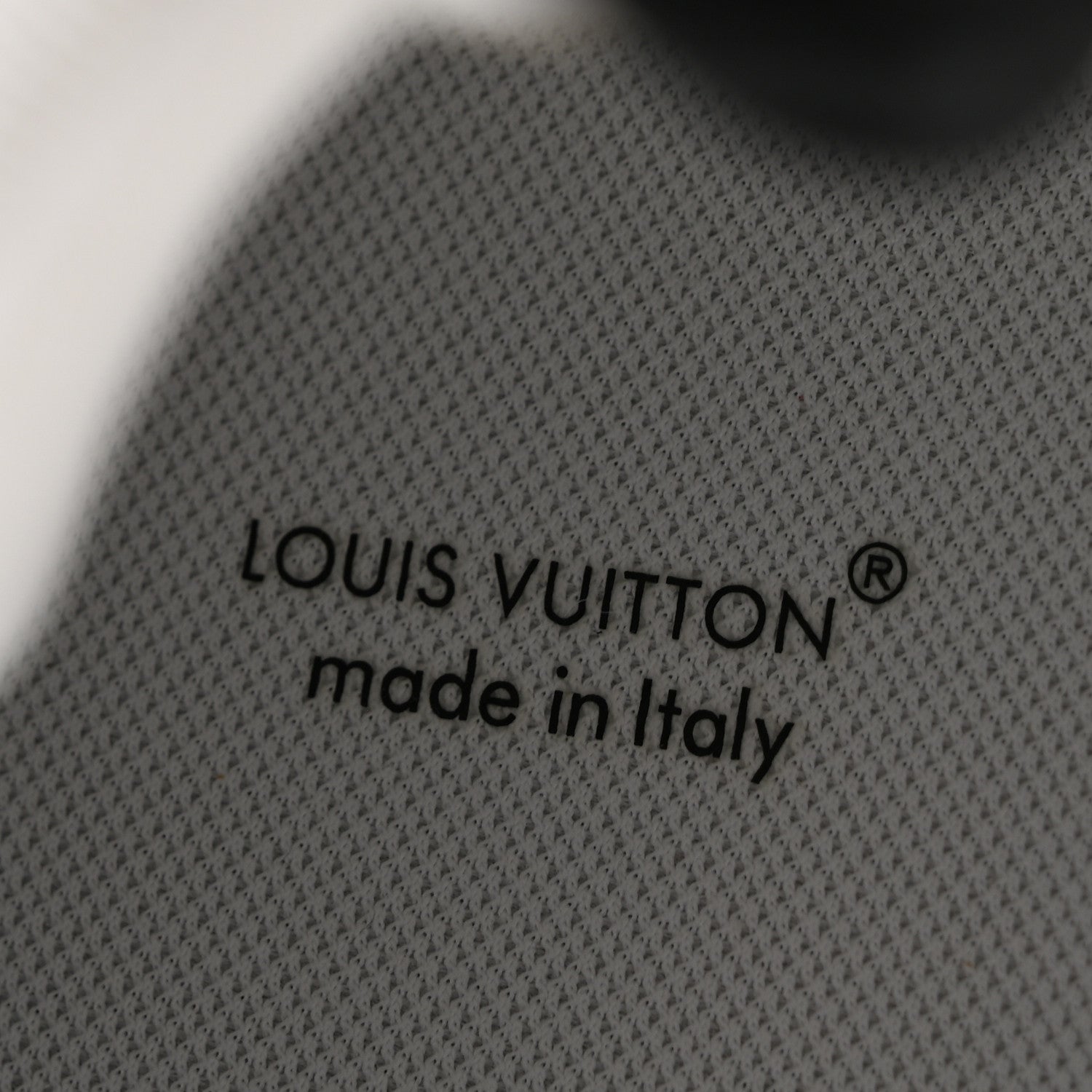 Louis Vuitton Calfskin Embossed Monogram Denim Mens LV Trainer Sneakers 10 Grey 8 of 9
