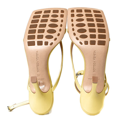 Bottega Veneta Lambskin Stretch Multi Strap 90mm Sandals 38 Pear 12 of 18