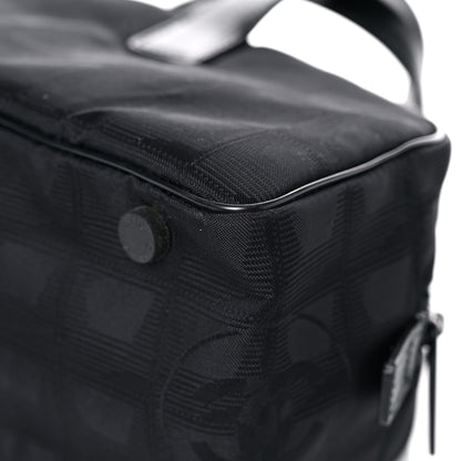 Chanel Nylon Travel Bowler Black 11 of 12