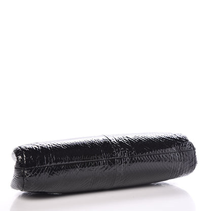 Chanel Glazed Python Timeless Clutch Black 4 of 7