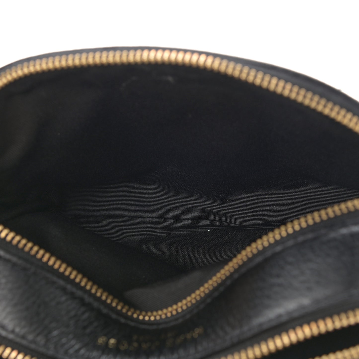 Calfskin Shutter Camera Crossbody Bag Black