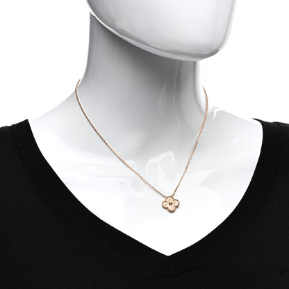 Van Cleef & Arpels 18K Rose Gold Vintage Alhambra Pendant Necklace 2 of 6