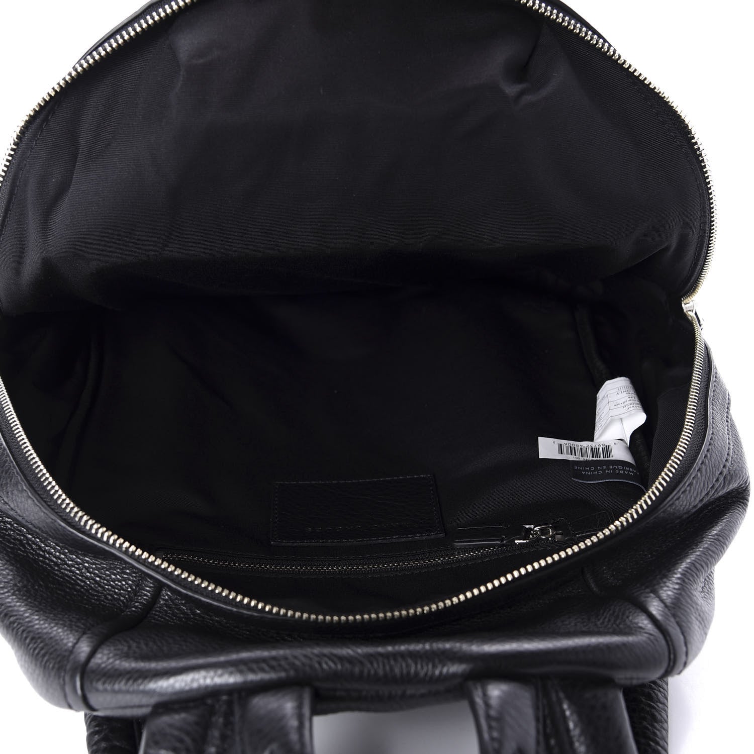 Marc Jacobs Pebbled Calfskin Biker Backpack Black 4 of 8