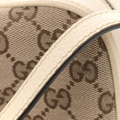Gucci Monogram Dollar Calfskin Mini Bree Messenger Bag Beige Ebony Avoire Beige Ebony Avoire 13 of 14