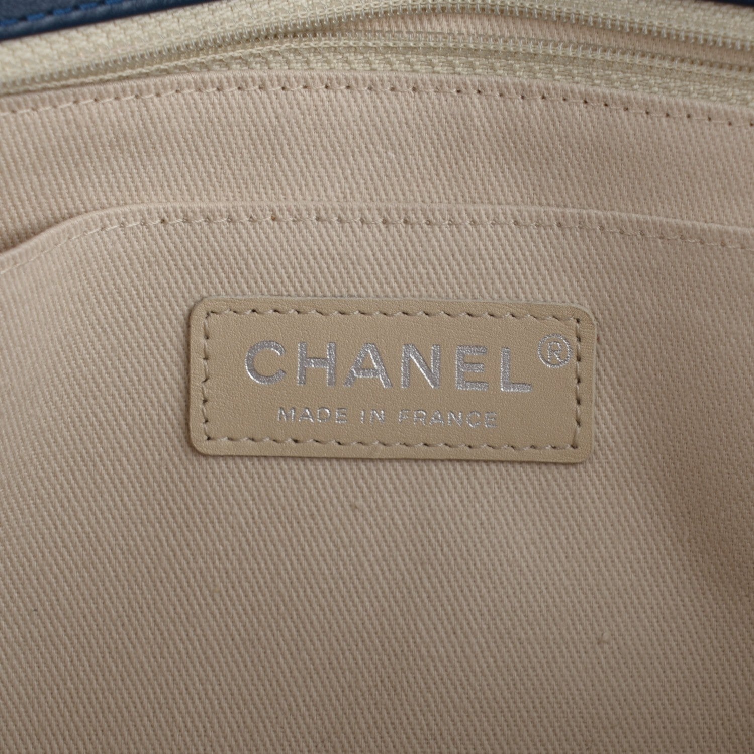 Chanel Calfskin Quilted In The Business Flap Dark Navy Blue 6 of 8