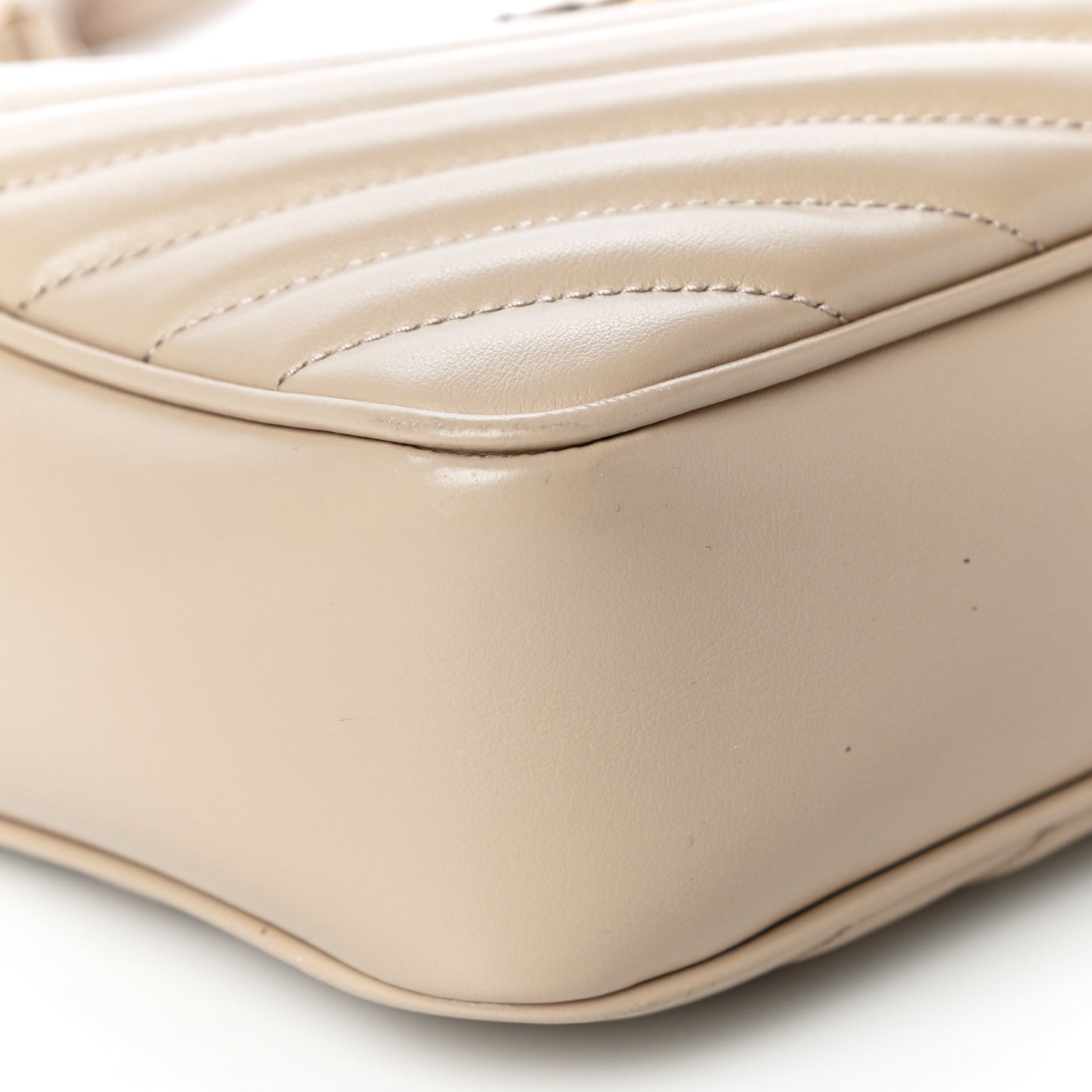 Saint Laurent Calfskin Matelasse Monogram Lou Camera Bag Nude Powder 8 of 9