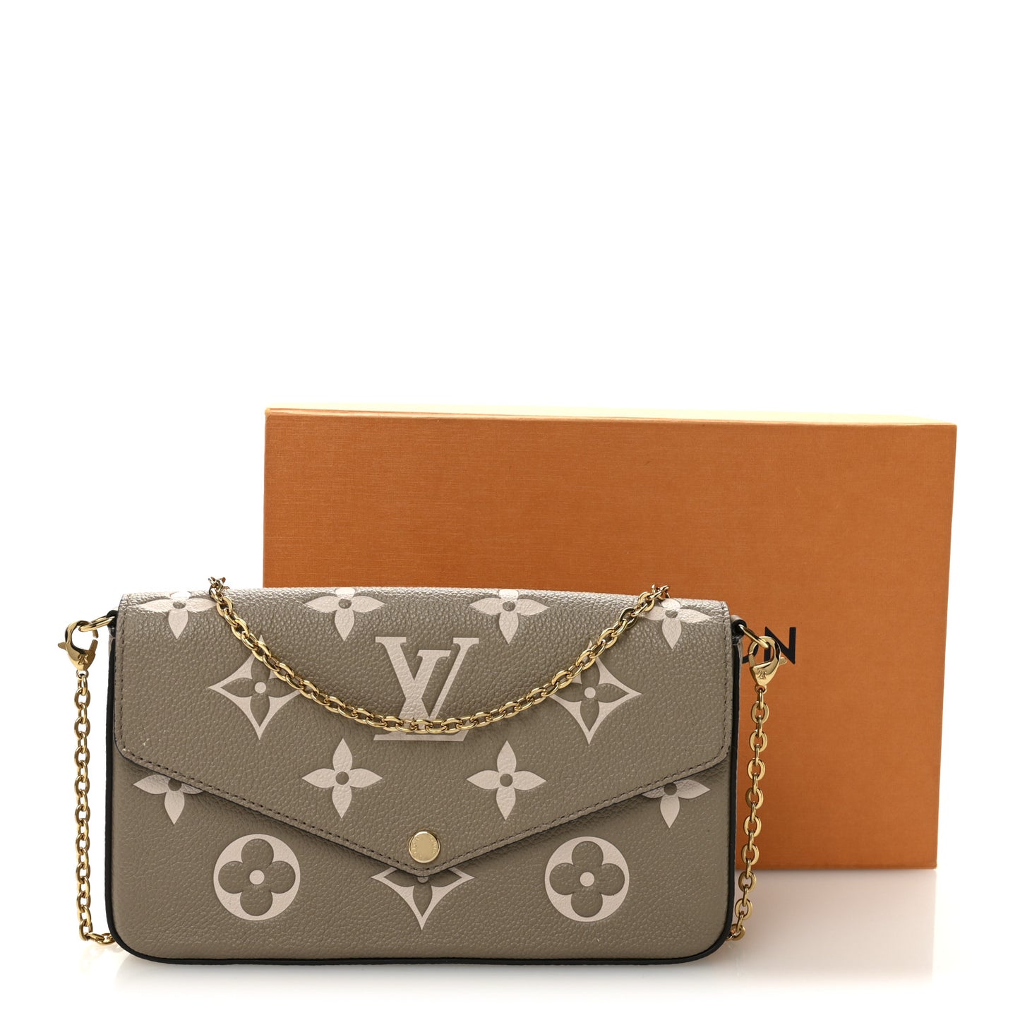 Empreinte Monogram Giant Felicie Pochette Tourterelle Creme