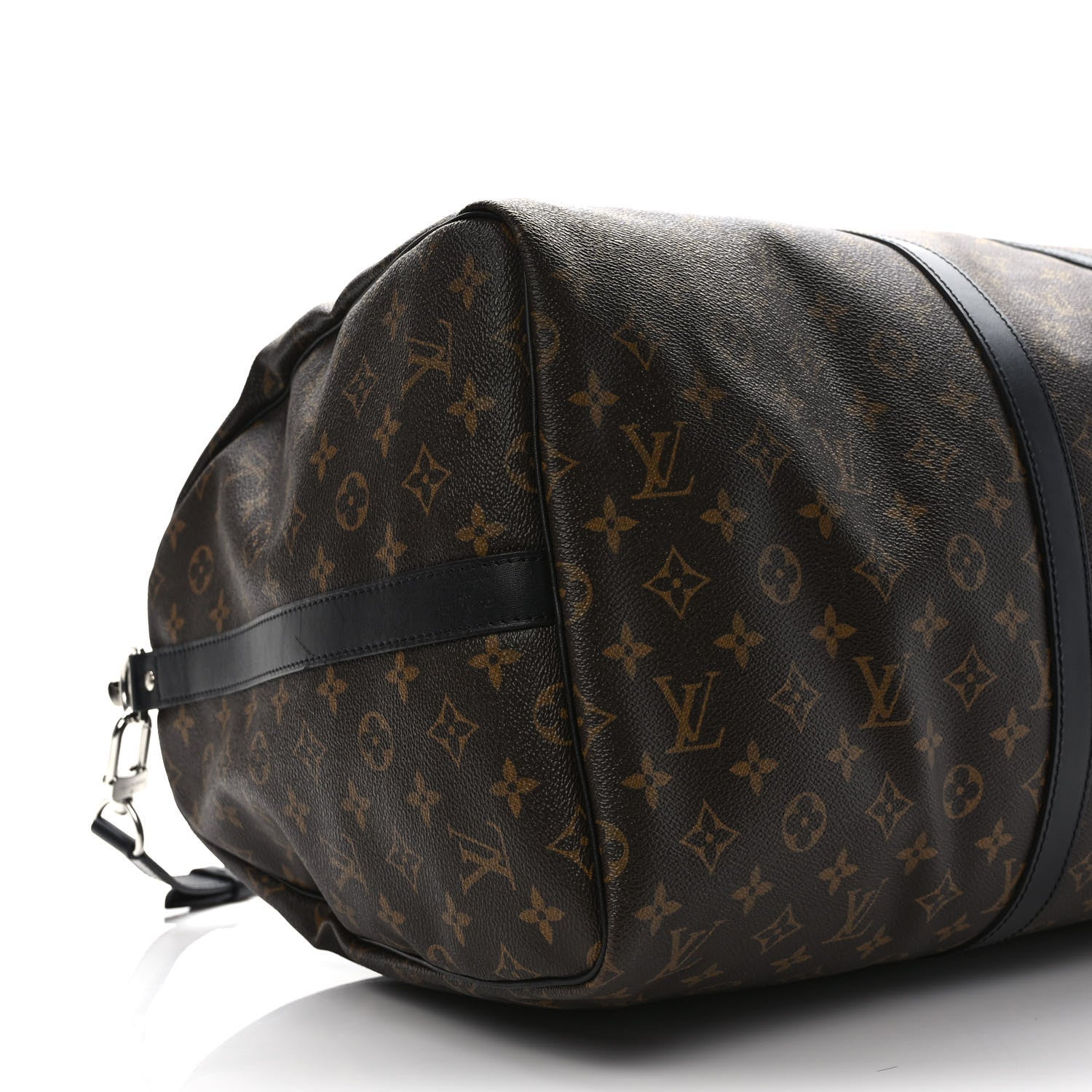 Louis Vuitton Monogram Macassar Keepall Bandouliere 55 7 of 8