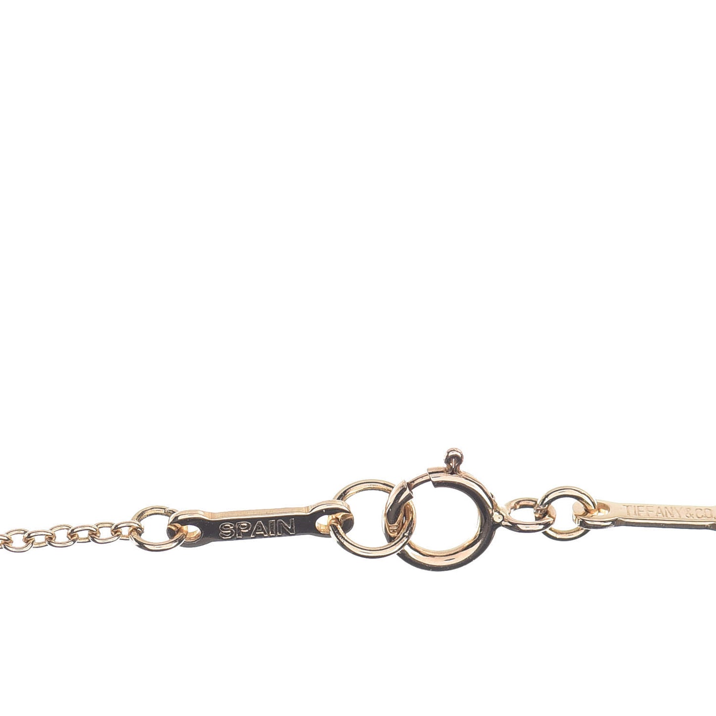 18K Yellow Gold Elsa Peretti 3 Open Heart Station Necklace