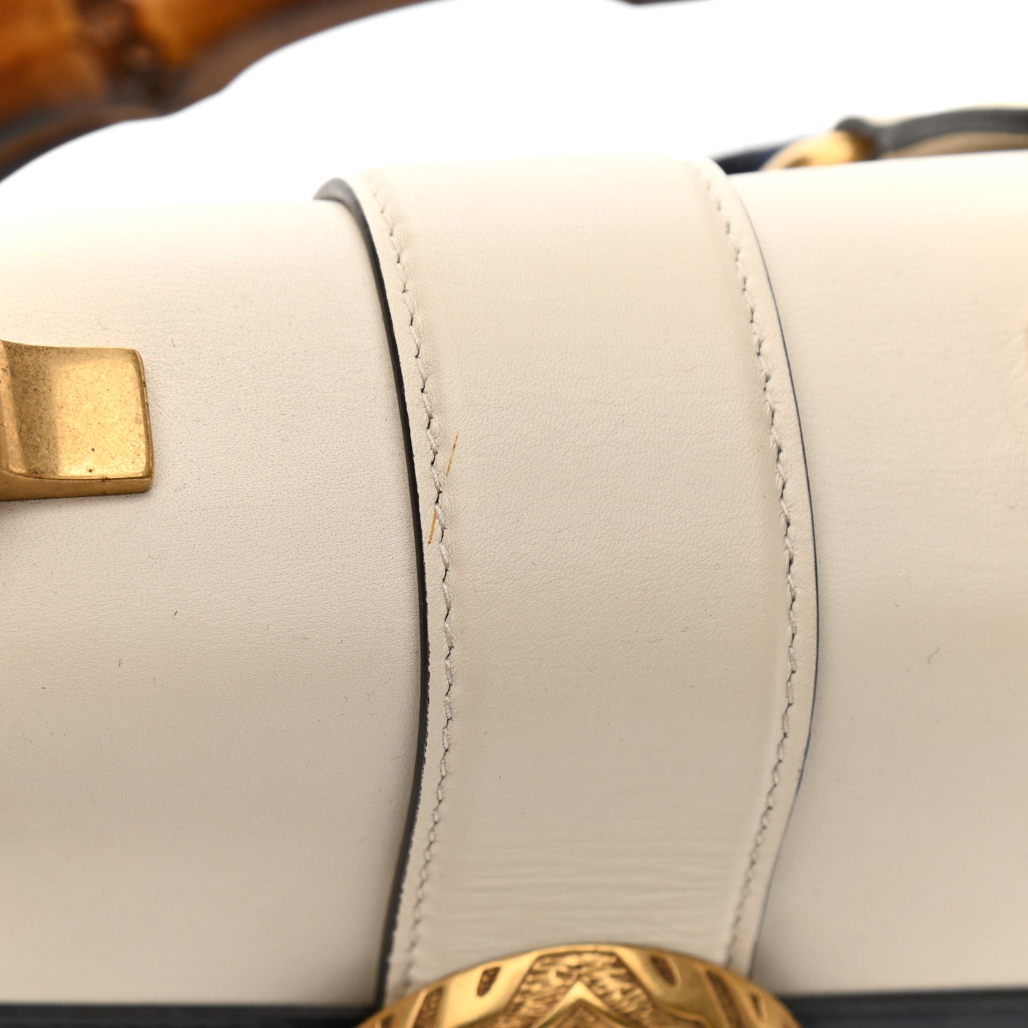 Gucci Calfskin Bamboo Web Medium Dionysus Top Handle Bag White Blue Hibiscus Red 18 of 21