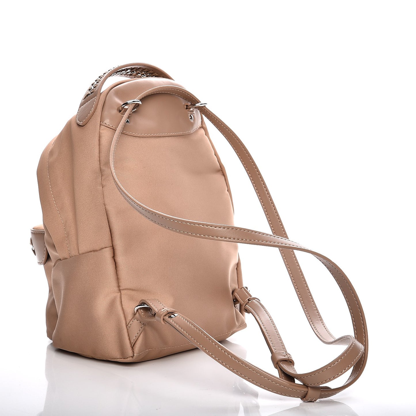 Nylon Eco Alter Nappa Mini Falabella GO Backpack Powder