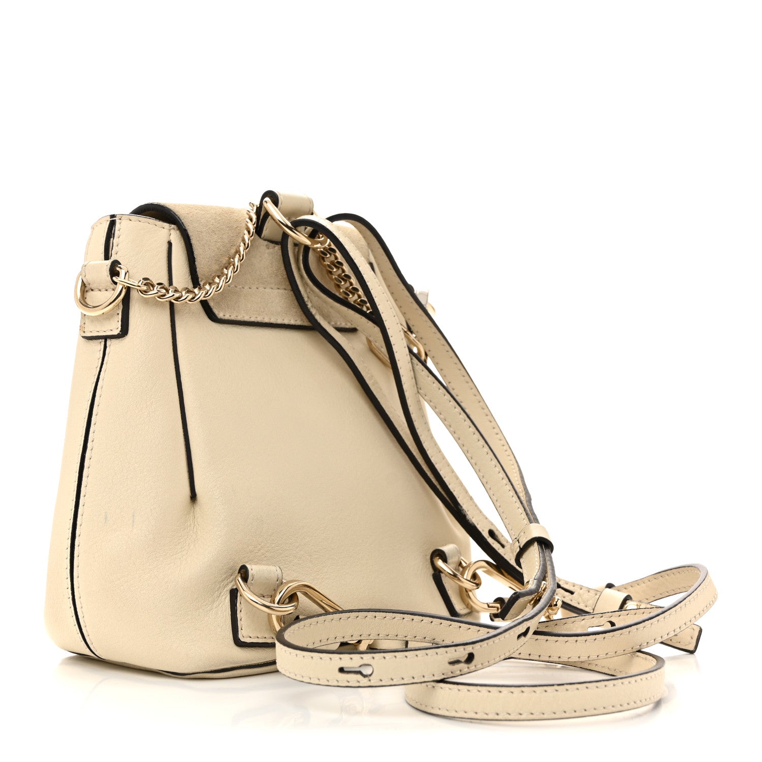 chloe faye mini backpack off white Chloe Suede Calfskin Mini Faye Backpack Off White 1785094 – FASHIONPHILE