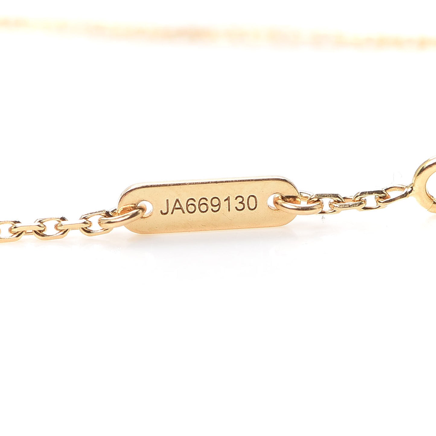 18K Yellow Gold Mother of Pearl Sweet Alhambra Bracelet