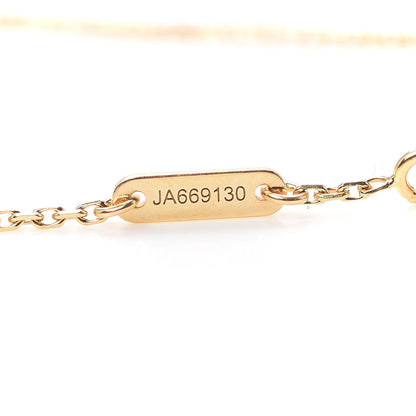 Van Cleef & Arpels 18K Yellow Gold Mother of Pearl Sweet Alhambra Bracelet 5 of 8