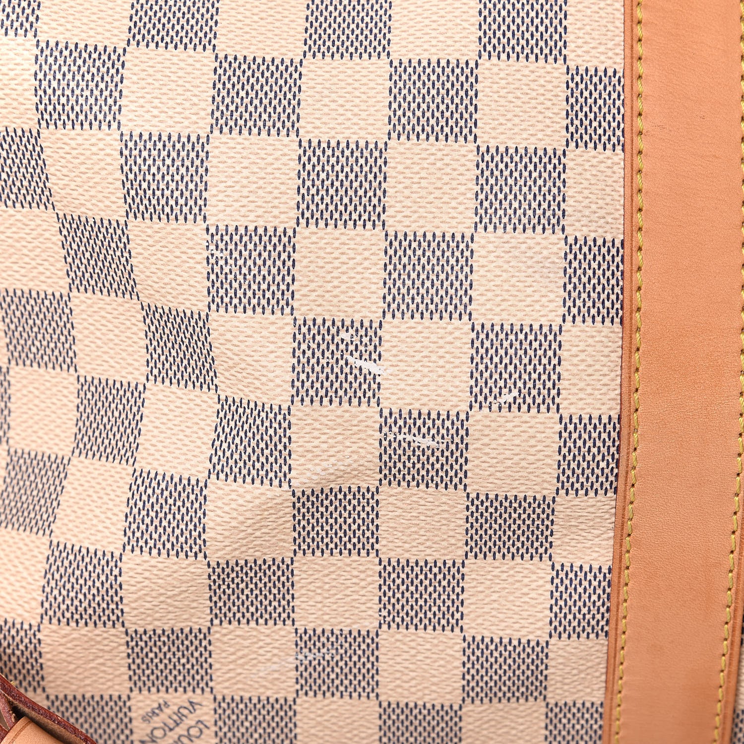 Louis Vuitton Damier Azur Keepall Bandouliere 55 21 of 22