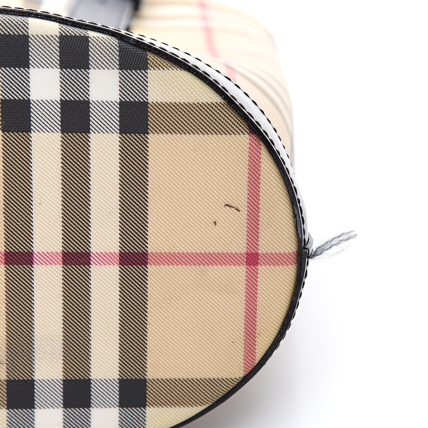 House Check Bucket Bag Black