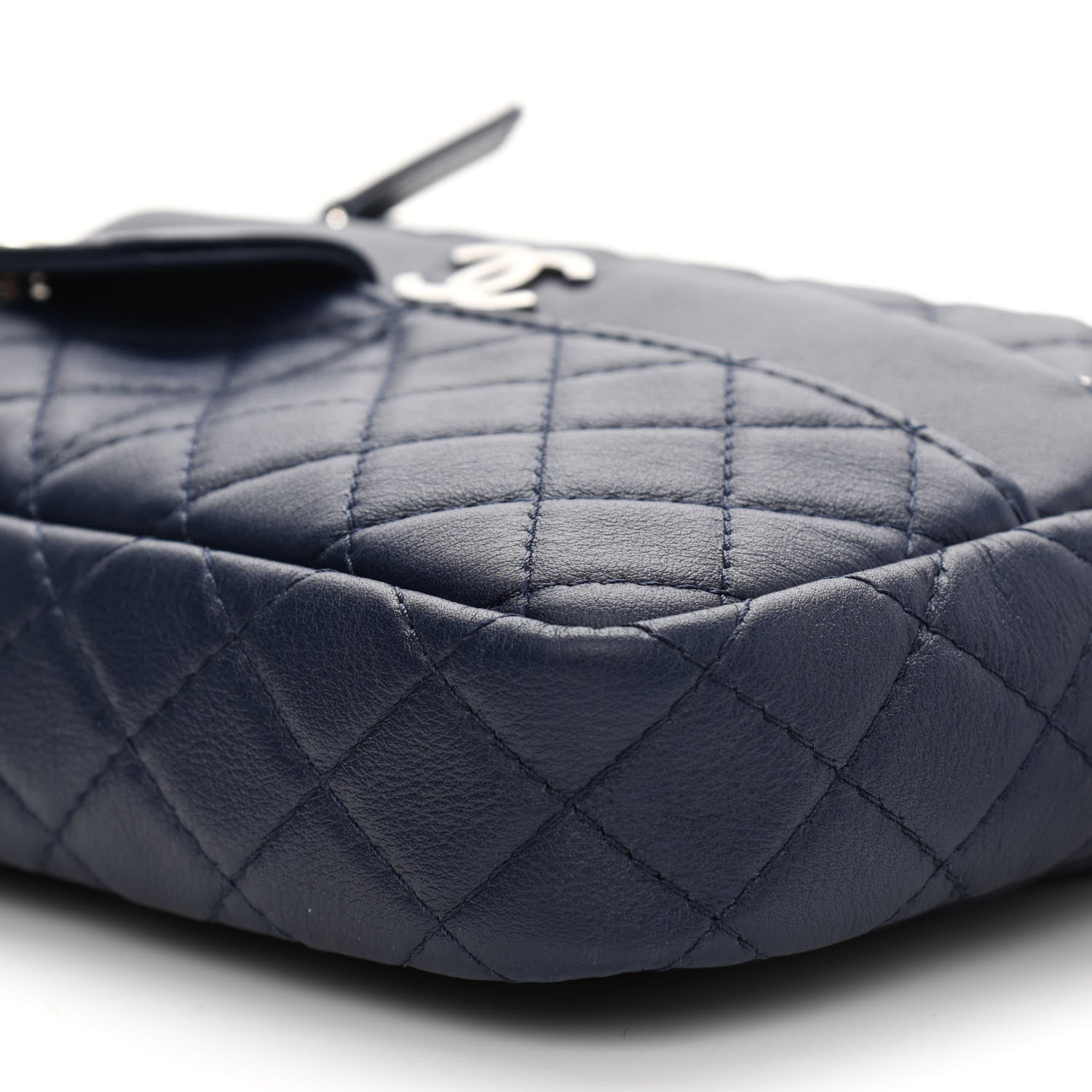 Chanel Calfskin Quilted Ultra Pocket Camera Case Navy 10 of 10