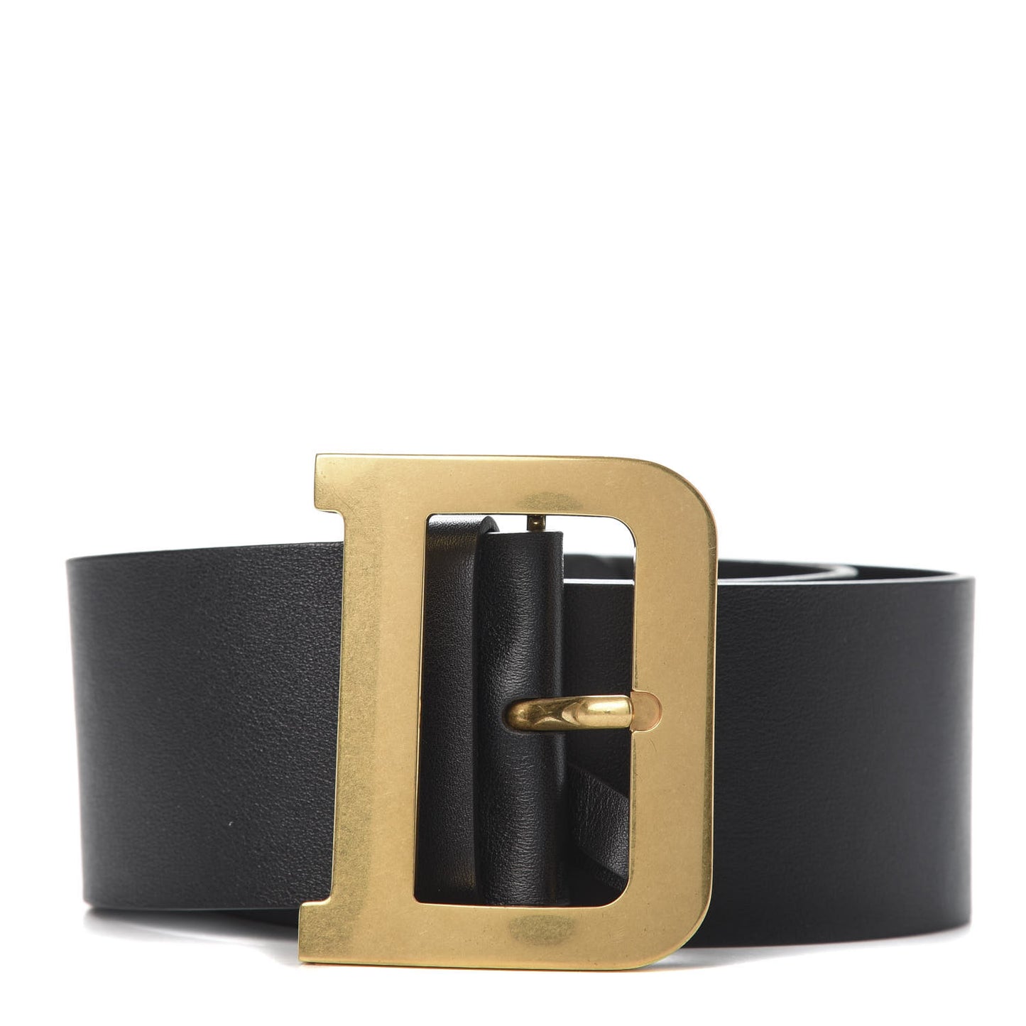 Calfskin Diorquake Belt 80 Black