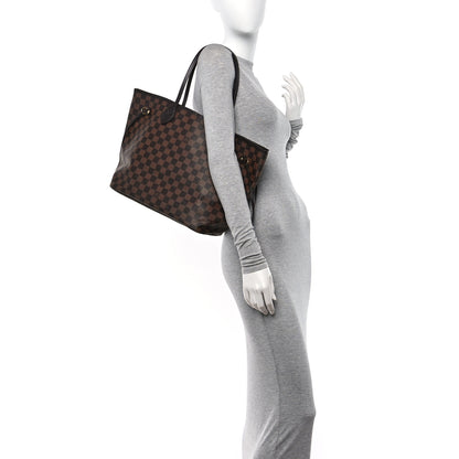 Louis Vuitton Damier Ebene Neverfull MM 2 of 9
