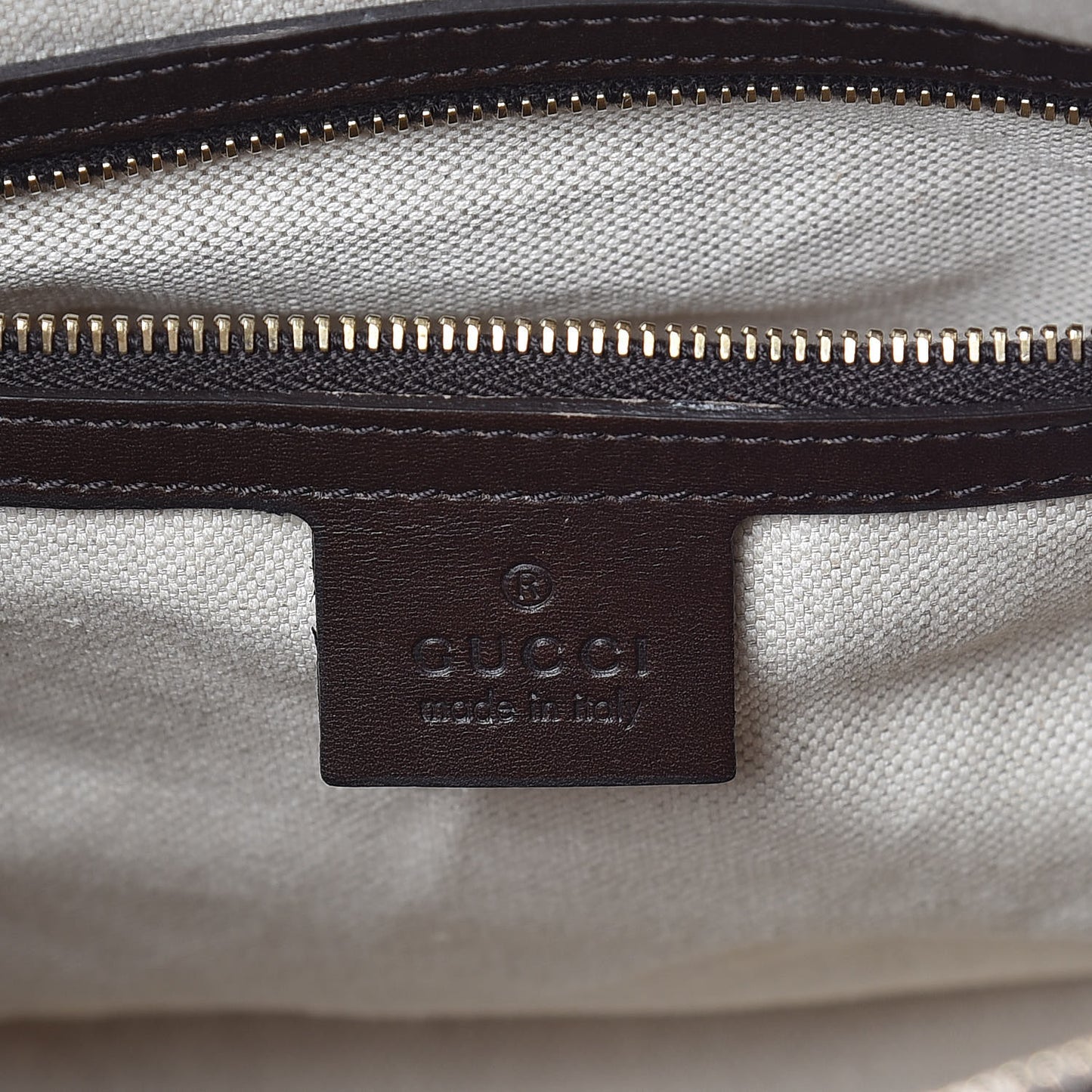 Monogram Vintage Web Medium Boston Dark Brown