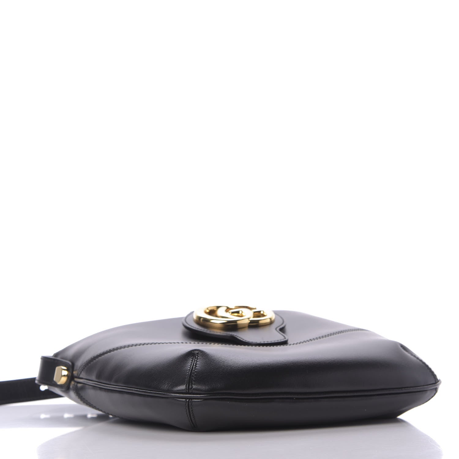 Gucci Calfskin Medium Arli Shoulder Bag Black 4 of 9