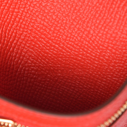 Hermes Epsom Bearn Compact Wallet Rouge Tomate 7 of 8