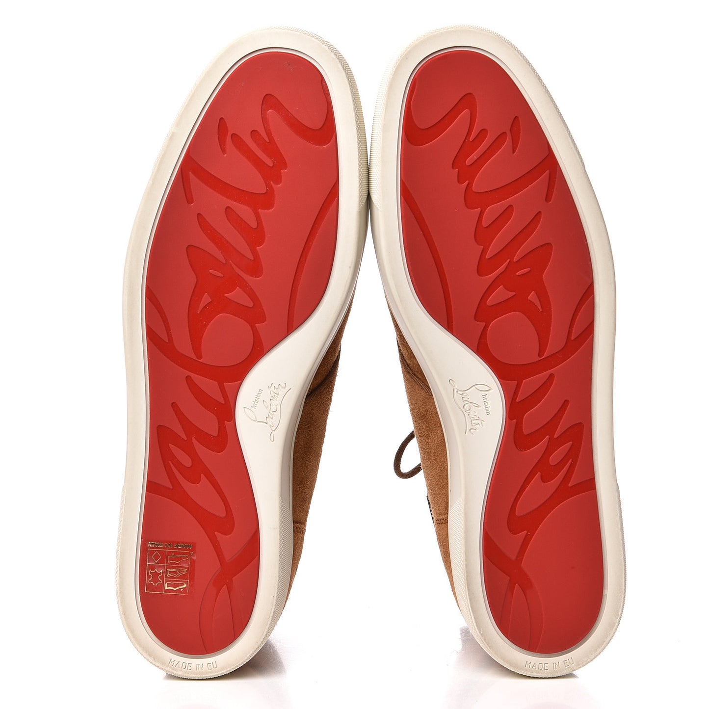 Veau Velours Mens Flat Nono Sneakers 45 Safari