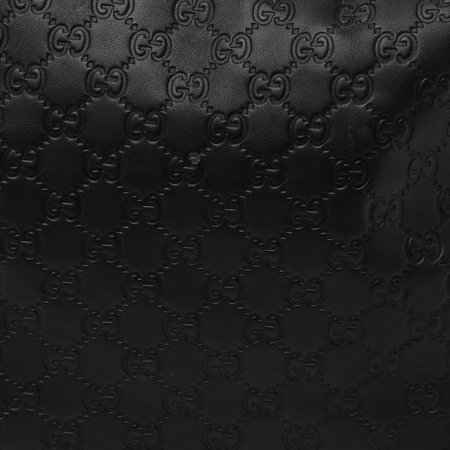 Gucci Guccissima Signature Large Linea A Hobo Black 5 of 17