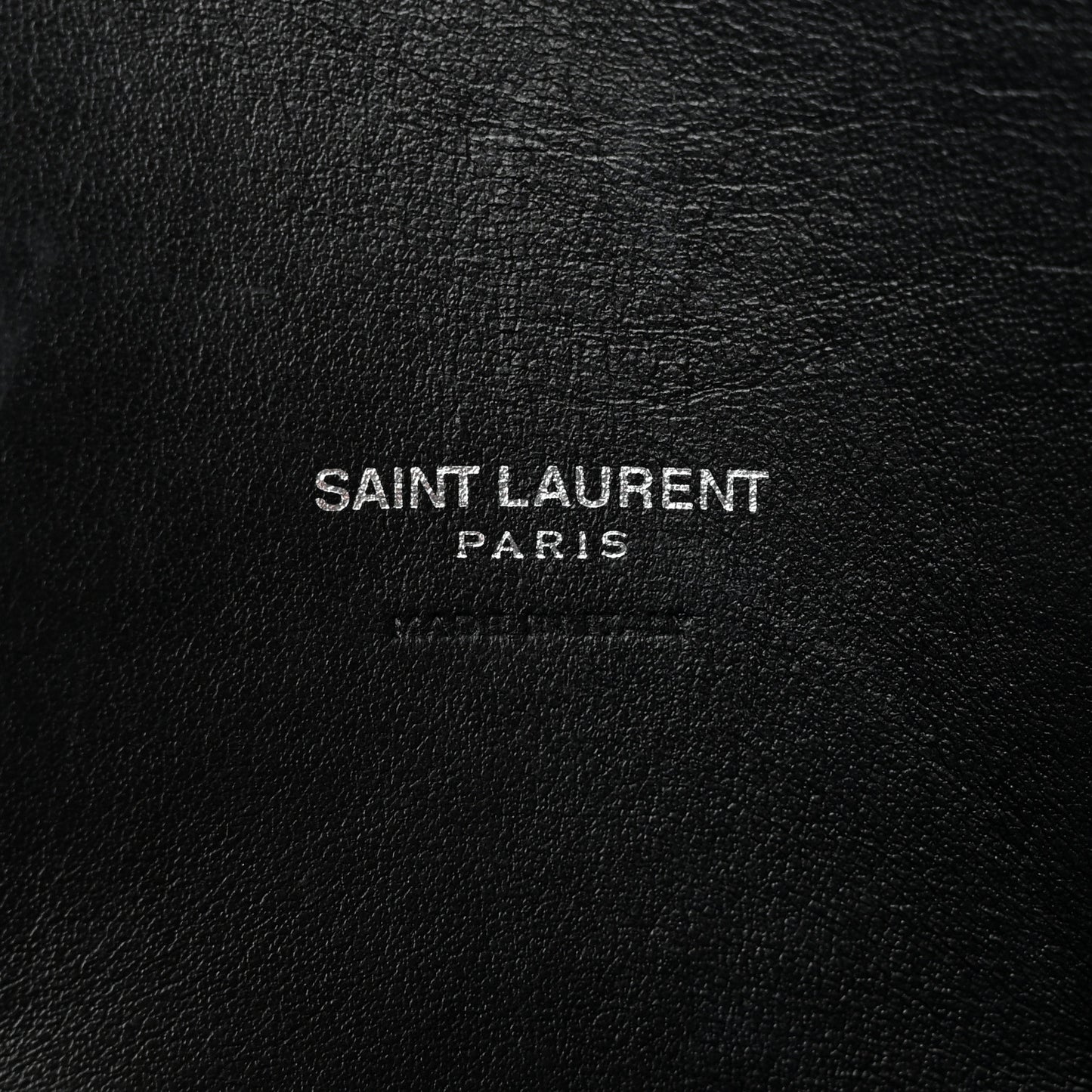 Grained Calfskin Small Sac De Jour Black