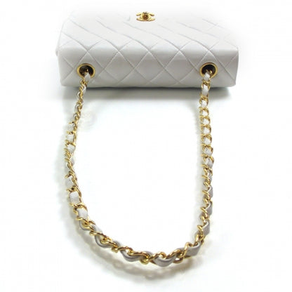 Chanel Lambskin Mini Flap White 4 of 13